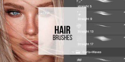 超百款逼真头发 Tamara Williams-Hair Photoshop Brushes 笔刷工具 超百款逼真头发 Tamara Williams-Hair Photoshop Brushes 笔刷工具