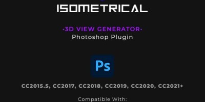 3D视图生成器 3D View Generator-Photoshop 中文汉化版插件下载 3D视图生成器 3D View Generator-Photoshop 中文汉化版插件下载