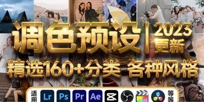 超5000+预设_精选160+分类_PS/LR/LUTS调色预设合集! 超5000+预设_精选160+分类_PS/LR/LUTS调色预设合集!