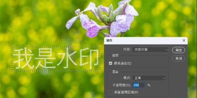 【PS教程】内容识别功能去除水印方法_秒去水印或对象! 【PS教程】内容识别功能去除水印方法_秒去水印或对象!