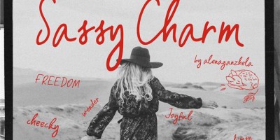 英文手写风格字体 SASSY CHARM — Handwriting Font 英文手写风格字体 SASSY CHARM — Handwriting Font