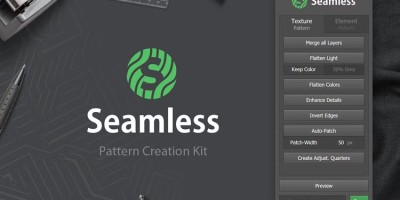 PS无缝图案创建插件 Seamless Pattern Creation Kit 中文汉化版 PS无缝图案创建插件 Seamless Pattern Creation Kit 中文汉化版