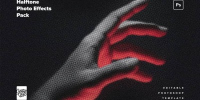 1款半色调噪点颗粒波普风特效9种后期叠加效果PSD模板样机素材 1款半色调噪点颗粒波普风特效9种后期叠加效果PSD模板样机素材