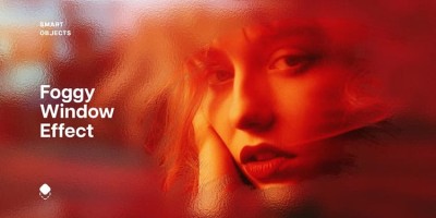 2款迷幻模糊磨砂高斯玻璃叠加效果人像特效滤镜PSD样机模板素材 2款迷幻模糊磨砂高斯玻璃叠加效果人像特效滤镜PSD样机模板素材