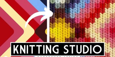 PS图像生成逼真毛绒线针织纹理编织效果ATN动作 Knitting Studio – Knitted Effect PS图像生成逼真毛绒线针织纹理编织效果ATN动作 Knitting Studio – Knitted Effect