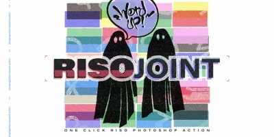 PS复古涂鸦喷漆丝网印刷噪点磨损半色调特效ATN动作 RisoJoint Effect Action PS复古涂鸦喷漆丝网印刷噪点磨损半色调特效ATN动作 RisoJoint Effect Action