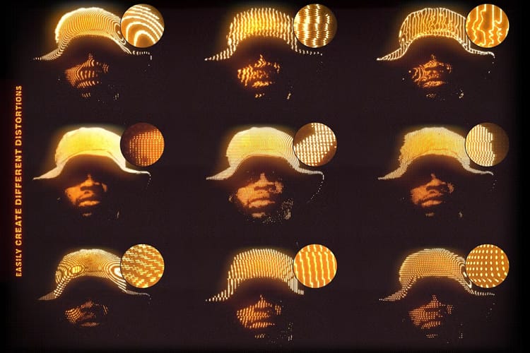 PS像素CRT数字电路扭曲故障模糊霓虹辉光特效插件 Waveloq v1.0.4 中英文版 PS像素CRT数字电路扭曲故障模糊霓虹辉光特效插件 Waveloq v1.0.4 中英文版